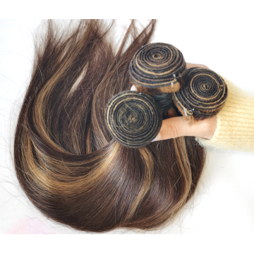 GMWIG Raw Cuticle Aligned Hair Indian Hair Bundle Unprocessed 12a Grade P4/27 Peruvian Remy Virgin Human Hair Vendor